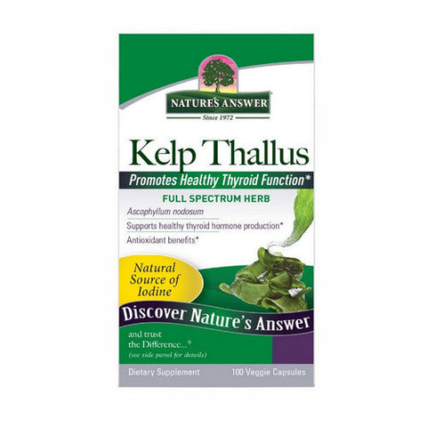 Nature's Answer, Kelp Thallus, 100 Caps Nature's Answer