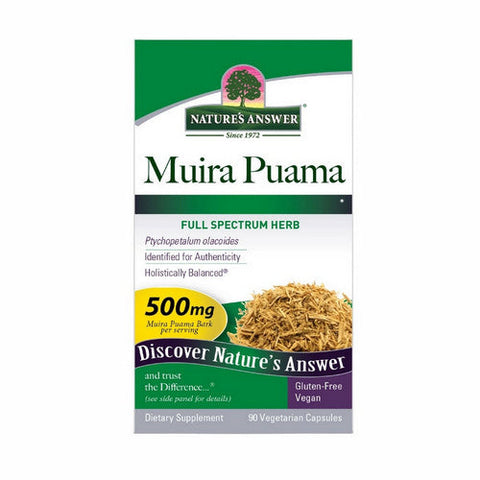 Nature's Answer, Muira-Puama Bark, 90 Caps Nature's Answer