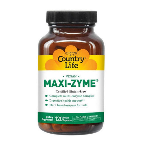 Country Life, Maxi-Zyme, 120 Caps Country Life