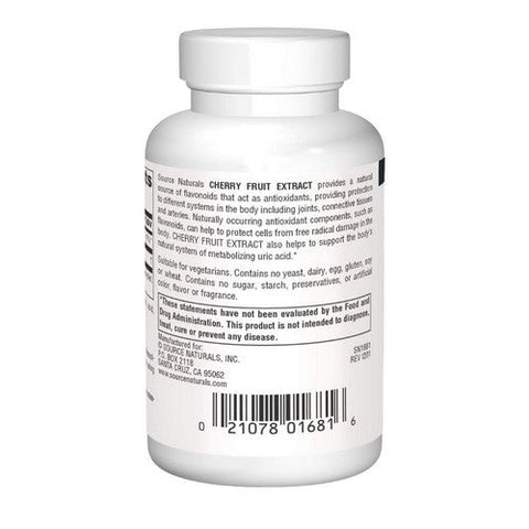 Source Naturals, Cherry Fruit Extract, 500 mg, 90 Tabs Source Naturals