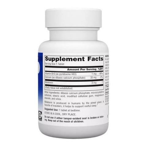 Source Naturals, Melatonin, 3 mg, 60 Tabs Source Naturals