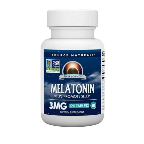 Source Naturals, Sleep Science Melatonin, 3 mg, 120 Tabs Source Naturals