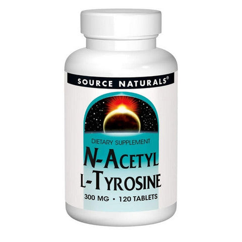 Source Naturals, N-Acetyl L-Tyrosine, 300 mg, 120 Tabs Source Naturals