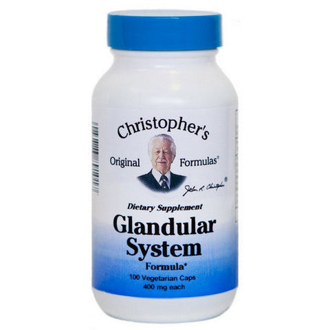 Dr. Christophers Formulas, Glandular System Formula, 100 Vegicaps Dr. Christophers Formulas