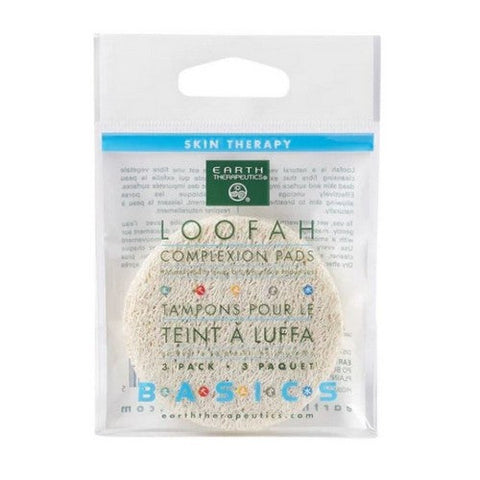Earth Therapeutics, Loofah Complexion Discs, 3 Pc Earth Therapeutics