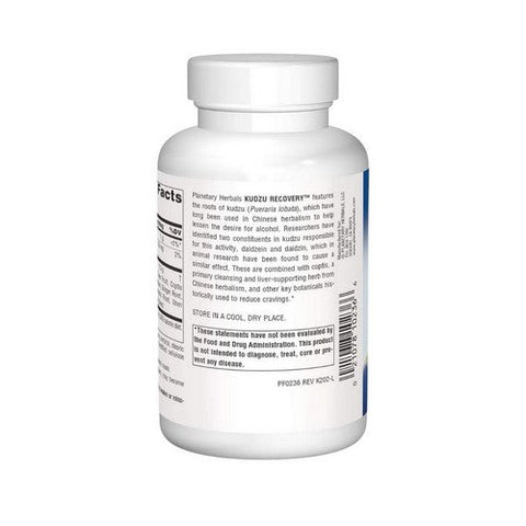 Planetary Herbals, Kudzu Recovery, 750 Mg, 120 Tabs Planetary Herbals