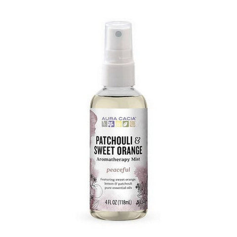 Aura Cacia, Aromatherapy Mist, Patchouli/Orange 4 oz Aura Cacia