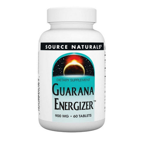 Source Naturals, Guarana Energizer, 900 Mg, 60 Tabs Source Naturals