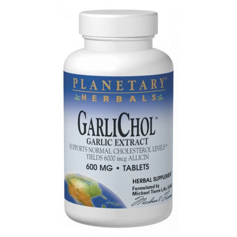 Planetary Herbals, Garlichol, 200 Tabs Planetary Herbals