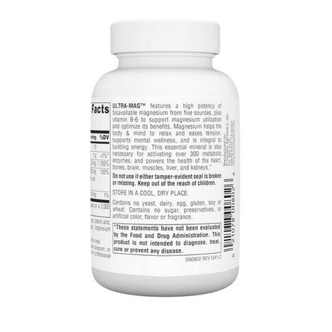 Source Naturals, Ultra-Mag, 60 Tabs Source Naturals