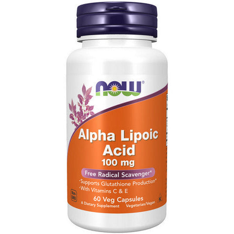 Now Foods, Alpha Lipoic Acid, 100 mg, 60 Vcap Now Foods