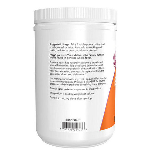 Now Foods, Brewer's Yeast Powder, POWDER, 1 Lb Now Foods