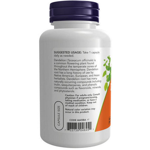 Now Foods, Dandelion Root, 500 Mg, 100 Veg Caps Now Foods
