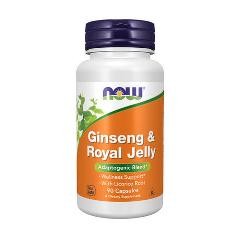 Now Foods, Ginseng & Royal Jelly, 300/300 mg, 90 Caps Now Foods