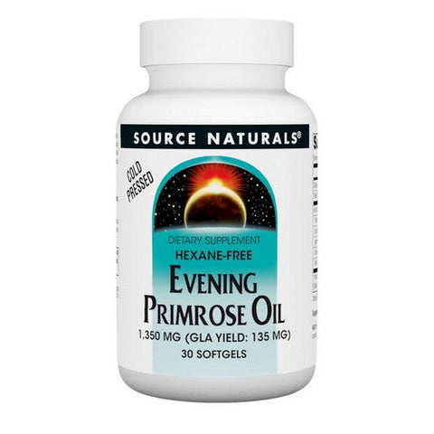 Source Naturals, Evening Primrose Oil, 1350 MG, 30 Softgel Source Naturals
