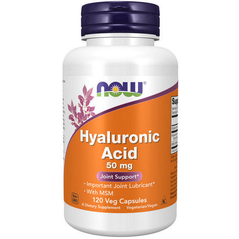 Now Foods, Hyaluronic Acid with MSM, 120 Veg Caps Now Foods