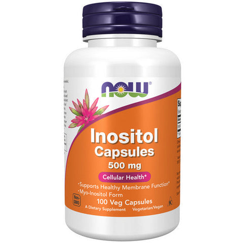 Now Foods, Inositol, 500 mg, 100 Caps Now Foods