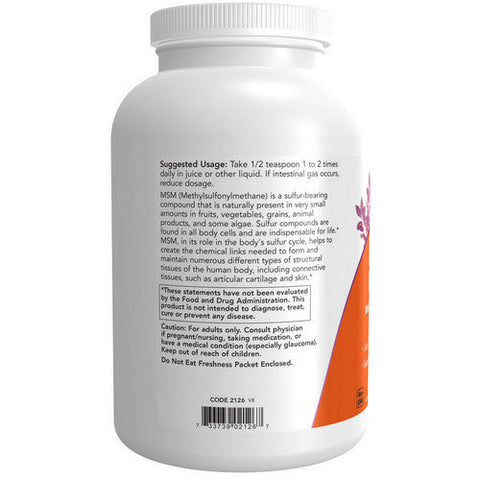 Now Foods, M.S.M Powder, 1 lb Now Foods