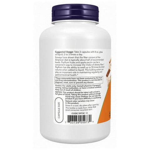 Now Foods, Psyllium Husk, 700 Mg, 180 Veg Caps Now Foods