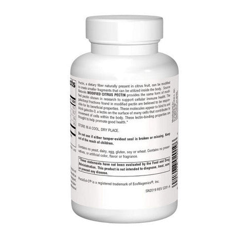 Source Naturals, Modified Citrus Pectin, 750 mg, 90 Caps