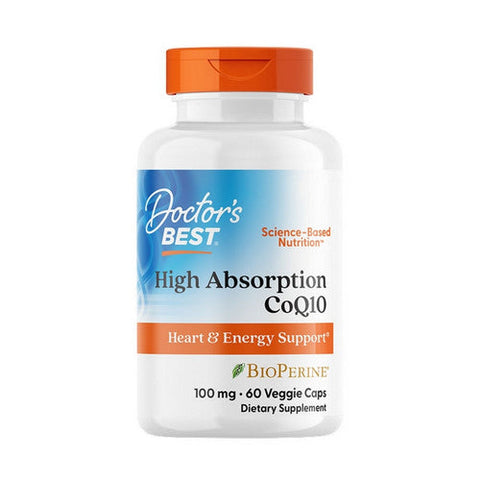Doctors Best, High Absorption Coq10, 100 mg, 60 Veggie Caps Doctors Best