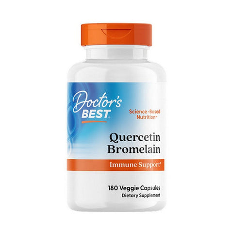 Doctors Best, Quercetin Bromelain, 180 Veggie Caps Doctors Best
