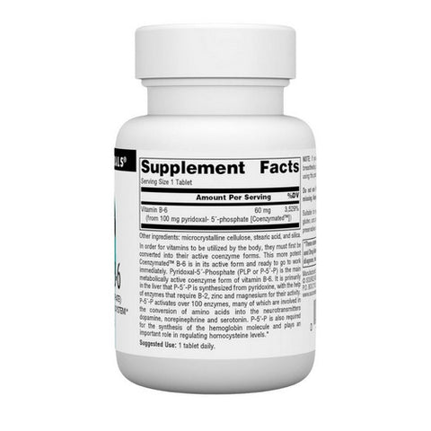 Source Naturals, Coenzymated B-6, 100 mg, 30 Tabs Source Naturals