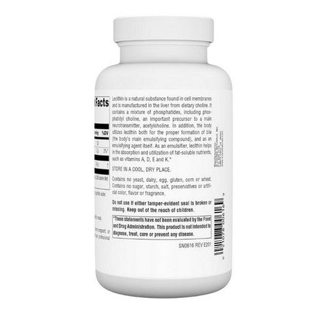Source Naturals, Lecithin, 1200 mg, 100 Softgels Source Naturals
