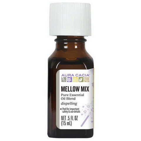 Aura Cacia, Essential Solutions Oil, Mellow Mix 0.5 Oz Aura Cacia