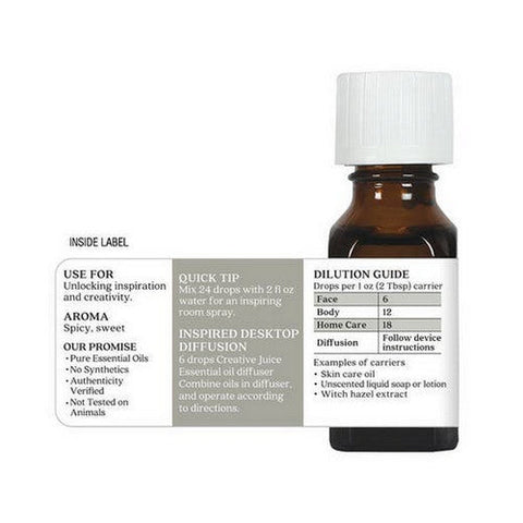 Aura Cacia, Essential Solutions Oil, Creative Juice 0.5 Oz Aura Cacia