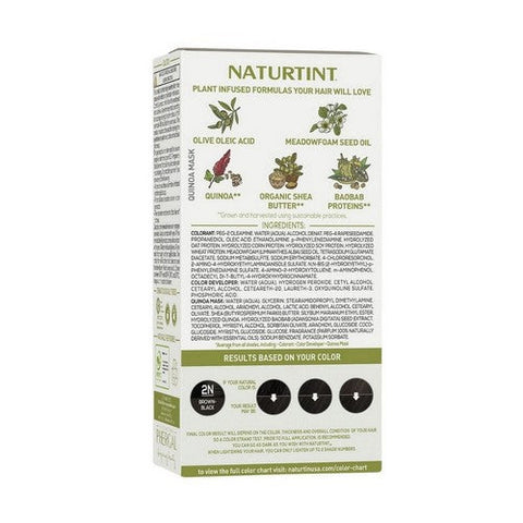 Naturtint, Permanent Hair Color 2N Brown Black, 5.07 Oz Naturtint