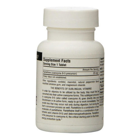 Source Naturals, Pantethine, 25 mg, 30 Tabs Source Naturals