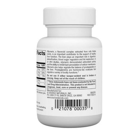 Source Naturals, Silymarin Plus, 30 Tabs Source Naturals