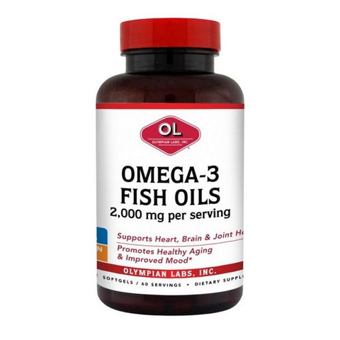 Olympian Labs, Omega 3 Fish Oils, 2000 mg, 120 sg Olympian Labs