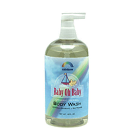 Rainbow Research, Baby Oh Body Wash, Scented 16 Oz Rainbow Research