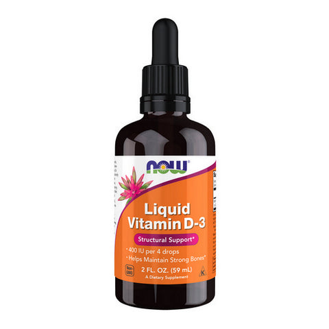 Now Foods, Liquid Vitamin D-3, 2 OZ Now Foods