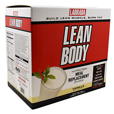 LABRADA NUTRITION, Lean Body Powder, Vanilla  42 CT LABRADA NUTRITION
