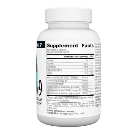 Source Naturals, Omega 3, 6, 9, 60 Softgels Source Naturals