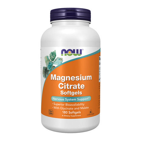 Now Foods, Magnesium Citrate, 180 softgels Now Foods
