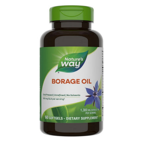 Borage Oil 60 Softgels by Nature's Way