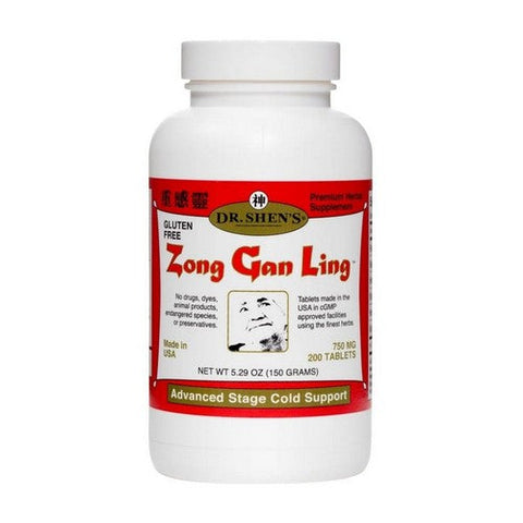 Dr. Shen's, Zong Gan Ling, 200 Tabs Dr. Shen's
