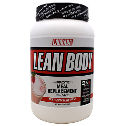 LABRADA NUTRITION, Lean Body Meal Replacement Formula, StrawBerry 2.47 lb LABRADA NUTRITION
