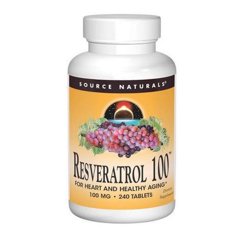 Source Naturals, Resveratrol, 100 mg, 240 tabs Source Naturals