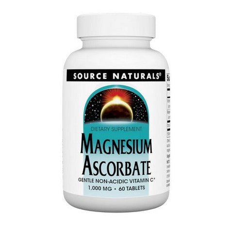 Source Naturals, Magnesium Ascorbate, 1000 MG, 60 tabs Source Naturals