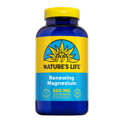 Nature's Life, Magnesium, 500 mg, 250 caps Nature's Life