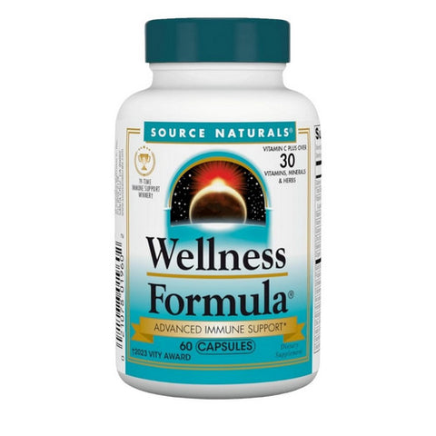 Source Naturals, Wellness Formula Daily Immune Support, 60 cap Source Naturals