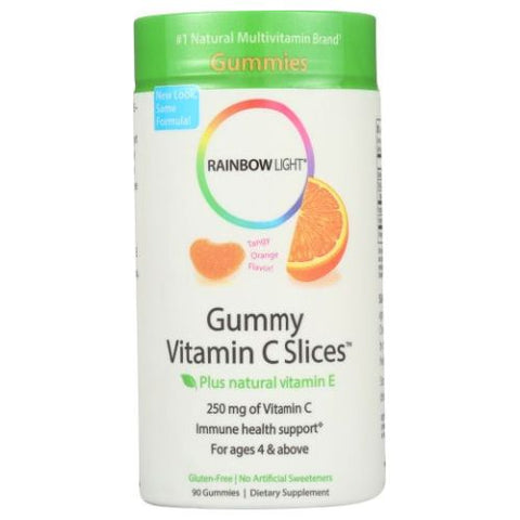 Rainbow Light, Gummy Vitamin C Slices, 90 Count Rainbow Light