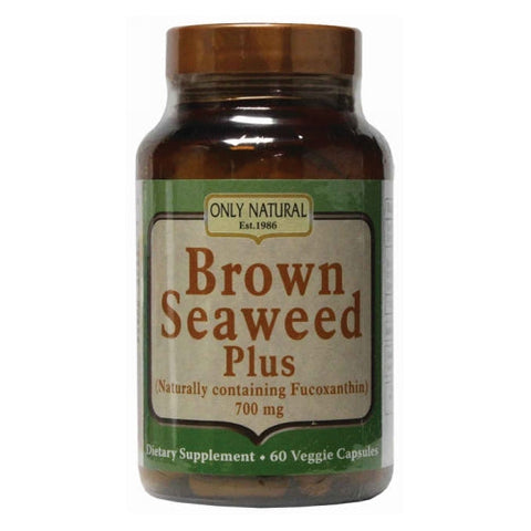 Only Natural, Brown Seaweed Plus, 700 mg, 60 caps Only Natural