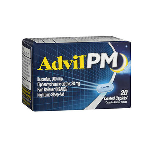 Advil, Pain Reliever And Nighttime Sleep Aid, 20 caplets Advil