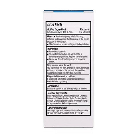 Bausch + Lomb, Blink Geltears Lubricating Eye Drops Moderate Severe Dry Eye, 10 Ml Bausch + Lomb